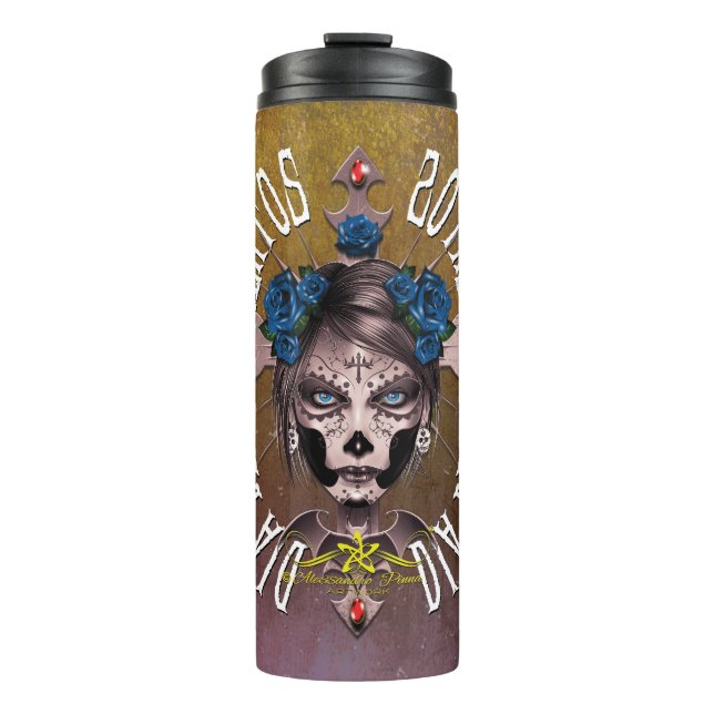 Garrafa Térmica D.D.L.M. La Catrina (Frente)