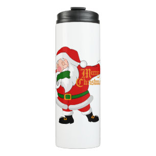 Garrafa Térmica dabbing santa claus