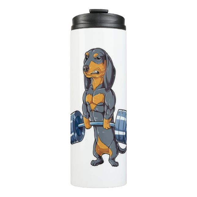 Garrafa Térmica Dachshund Weight (Frente)