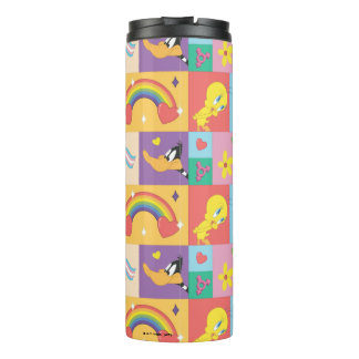 Garrafa Térmica DAFFY DUCK™ & TWEETY™ - Pride Pattern