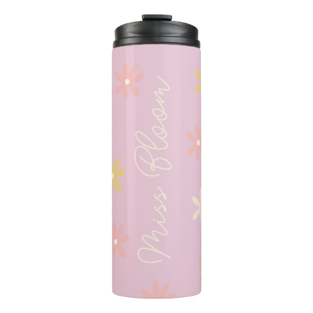 Garrafa Térmica Daisy Thermal Tumbler Personalizado (Frente)