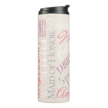 Dama de Honra Fantástica Personalize Palavras Fabu