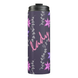 Garrafa Térmica dama flor