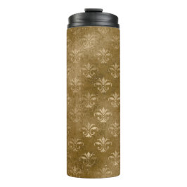 Garrafa Térmica Damasco Dourado Irisado