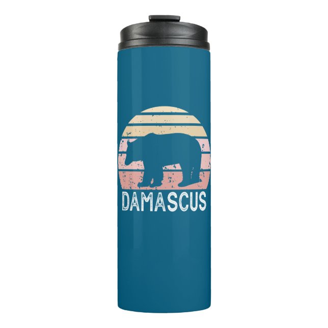 Garrafa Térmica Damascus Virginia Retro Bear (Frente)