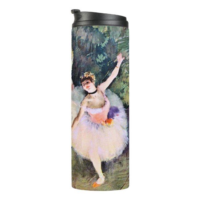Garrafa Térmica Dançarina com Buquê de Flores por Edgar Degas (Rotação à direita)