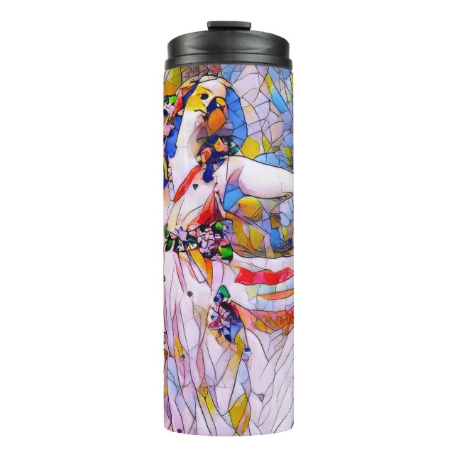 Garrafa Térmica Dançarino de Vidro Arrumado (Frente)