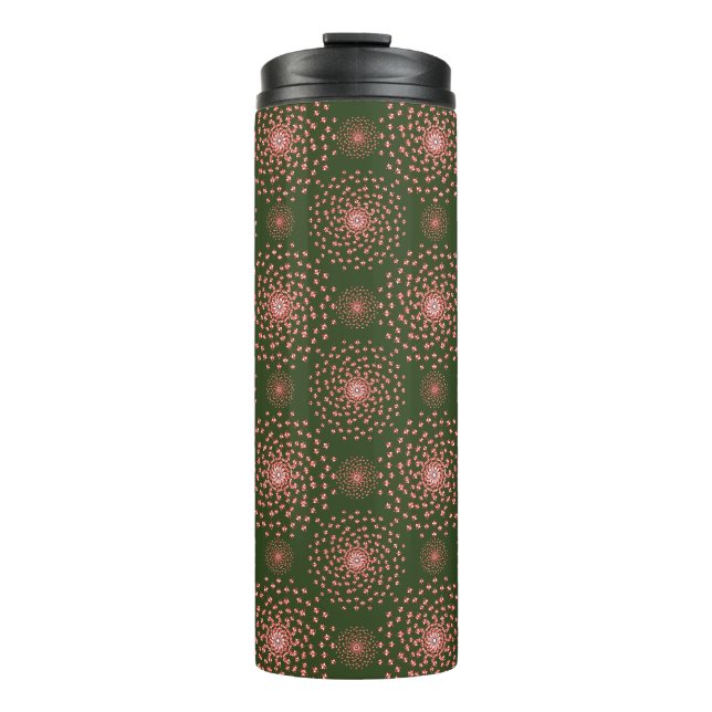 Garrafa Térmica Dancing Galaxy Cosmic Drinkware Pattern (Frente)