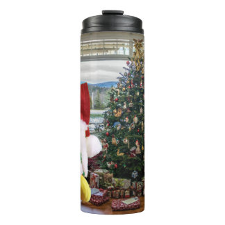 Garrafa Térmica Danny Duck Papai Noel - Aventura de Natal