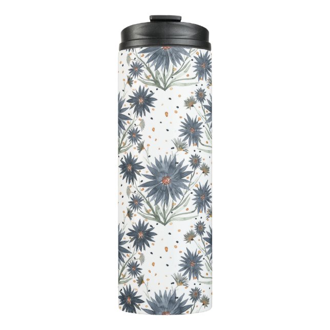Garrafa Térmica Dark Daisies (Frente)