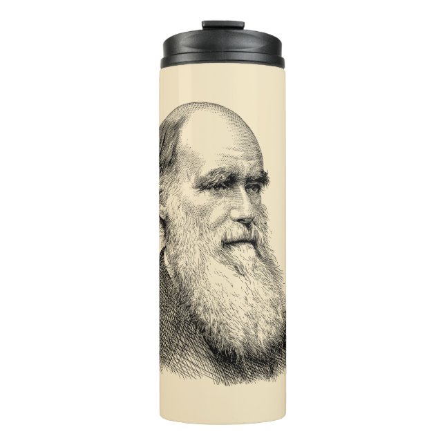 Garrafa Térmica Darwin Retrait Evolution/ Charles Darwin (Frente)