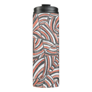Garrafa Térmica Darya Arte Termo Copos Tumbler Abstratos Desenha