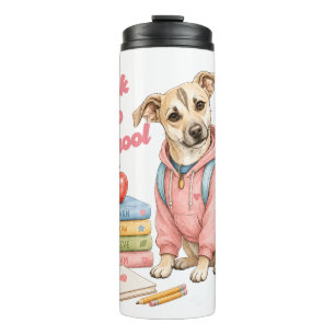 Garrafa Térmica De Volta à Escola com Lina