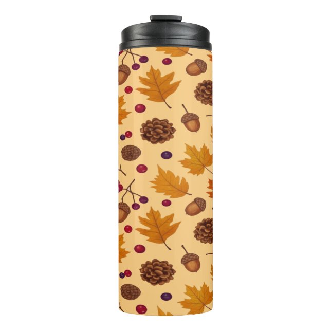 Garrafa Térmica Deer Among Falling Leaves Peaceful Autumn Forest (Frente)