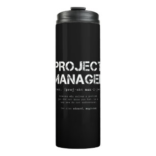 Garrafa Térmica Definição de Dicionário do Funny Project Manage