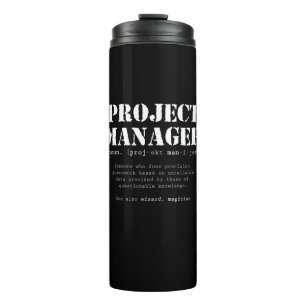 Garrafa Térmica Definição de Dicionário do Funny Project Manage