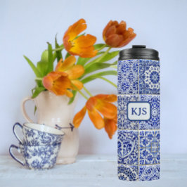 Garrafa Térmica Delft Olhe Azulejos com seus íntimos Inícios - Hol