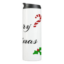 Desejos de Natal Caneca Térmica