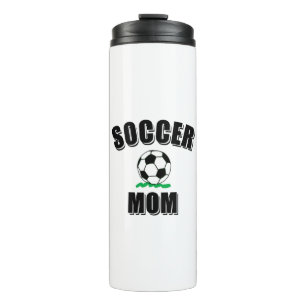 Garrafa Térmica Desenho E Texto Da Mãe Do Futebol