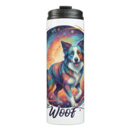 Garrafa Térmica Design Artístico de Cachorro Fofo para Amantes de