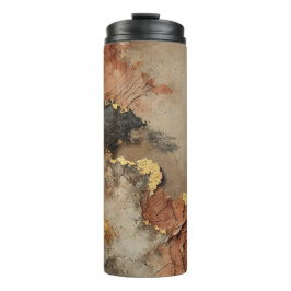 Garrafa Térmica Design de Abstrato de arte luxuosa | Terthy Tones