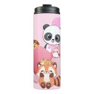 Garrafa Térmica Design de Animais Fofos