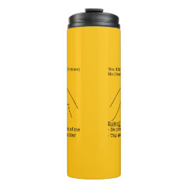 Garrafa Térmica Design de ASL - Regra Prática