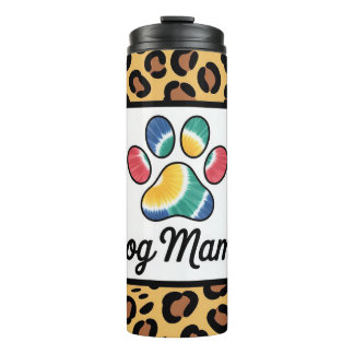 Garrafa Térmica Design de Estampa de Leopardo com Impressão de Pat