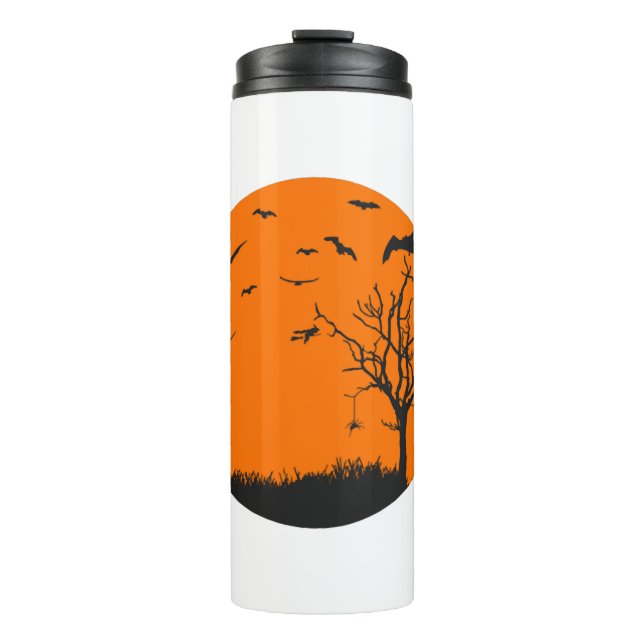 Garrafa Térmica Design de Halloween Landscape Halloween (Frente)