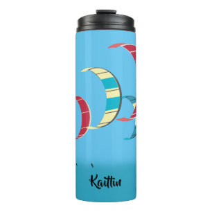 Garrafa Térmica Design de Kiteboard Azul