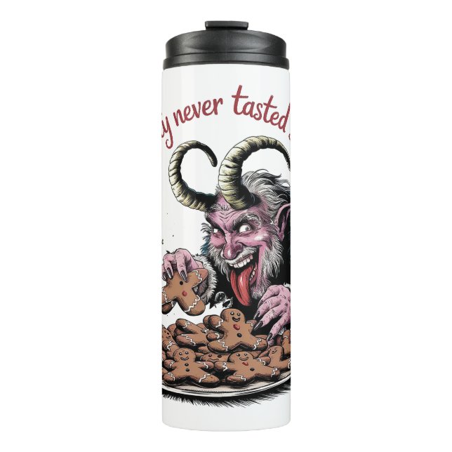 Garrafa Térmica Design de Natal de Krampus (Frente)