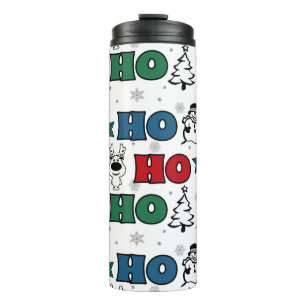 Garrafa Térmica Design de Natal Ho-Ho