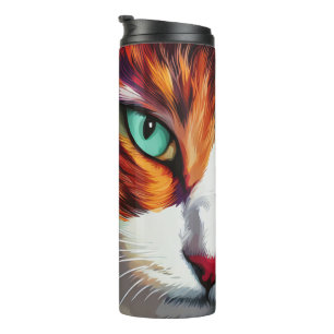 Garrafa Térmica Design de Olho de Gato