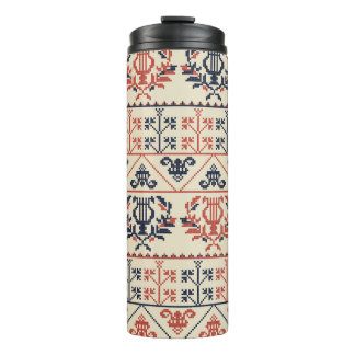 Garrafa Térmica Design de padrão constante com palestino tradicion