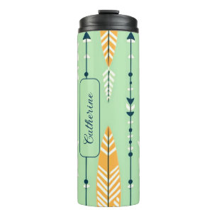 GARRAFA TÉRMICA  DESIGN DE PADRÃO DE BOHO PERSONALIZADO CLÁSSICO