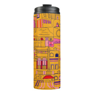 Garrafa Térmica Design de Padrão Sensível de Têxtil Mexicano