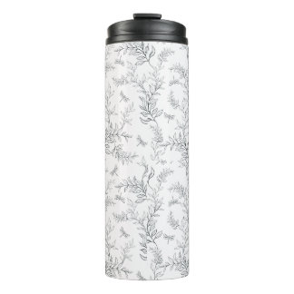 Garrafa Térmica Design de taça com um padrão no estilo da linha ar