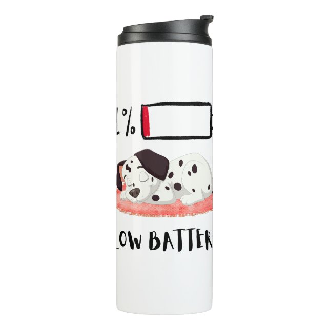 Garrafa Térmica Design do Cão Sonolento (Giro à esquerda)
