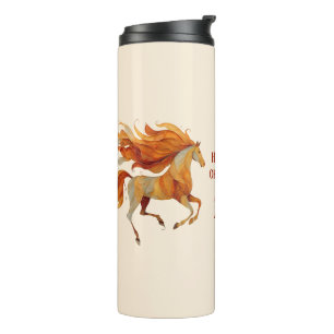 Garrafa Térmica Design Feliz Ano do Cavalo 2026