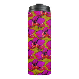 Garrafa Térmica Design Floral Magenta