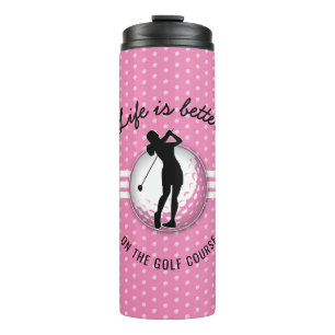 Garrafa Térmica Design Golfer das Mulheres Elegantes