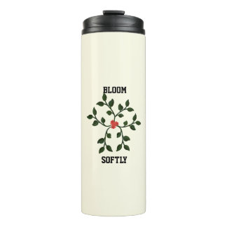 Garrafa Térmica Design Minimalista de Videira Floral | Botânico El