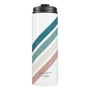 Garrafa Térmica Design minimalista em cores pastosas