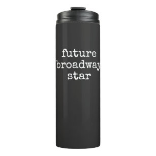 Garrafa Térmica Design preto para ator Inspirador de Estrela Futur