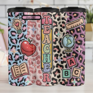 Garrafa Térmica Design Safari de Aprendizado Selvagem do Professor