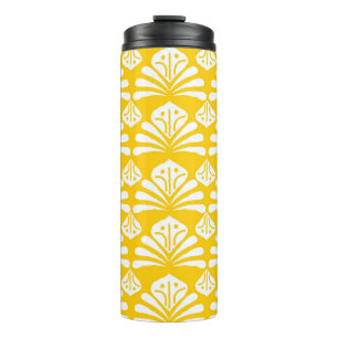 Garrafa Térmica Design típico de batik indonésio, combinação d