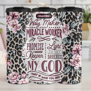 Garrafa Térmica Deus: Criador de Caminho, Luz, Guardião