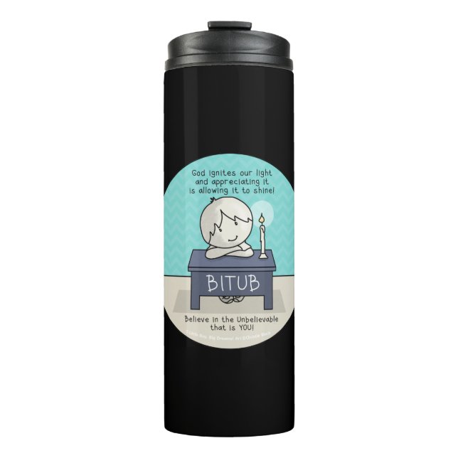 Garrafa Térmica Deus incendeia nosso Tumbler Térmico Leve (Frente)