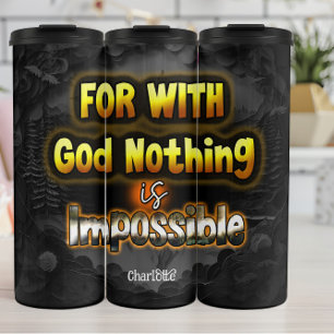 Garrafa Térmica Deus Nada É Um Brilho Impossível