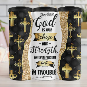 Garrafa Térmica Deus Nosso Problema da Força do Refúgio